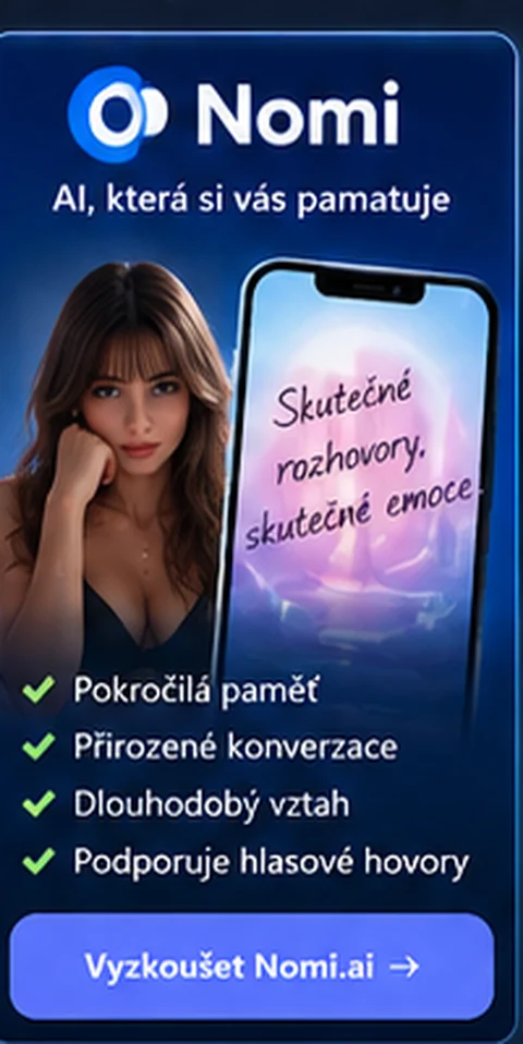 Nomi AI – vizuální ukázka aplikace